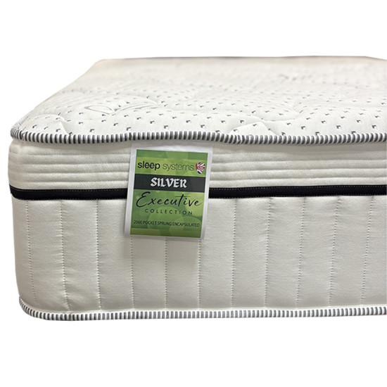 Silver 2000 Pocket Executive Divan Bed