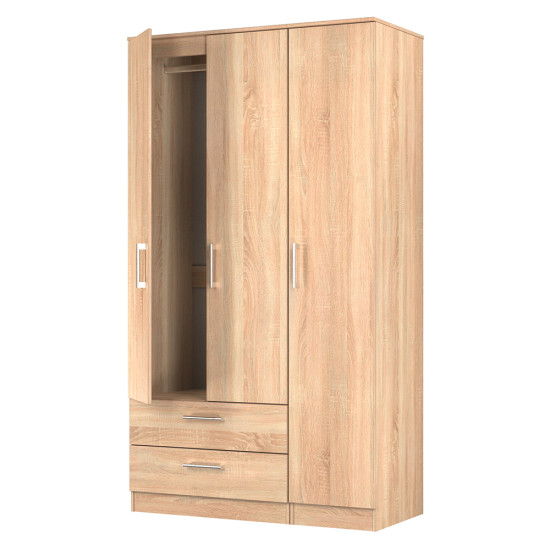 Destiny 3 Door 2 Drawer Wardrobe