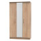 Destiny 3 Door Mirrored Wardrobe