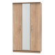 Destiny 3 Door Mirrored Wardrobe