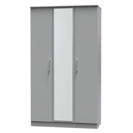 Destiny 3 Door Mirrored Wardrobe