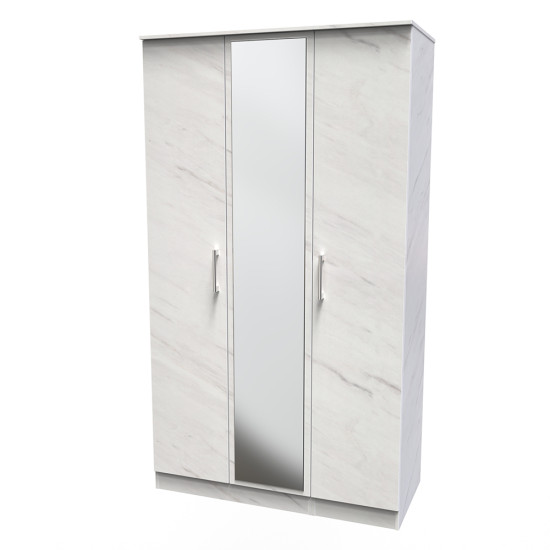 Destiny 3 Door Mirrored Wardrobe
