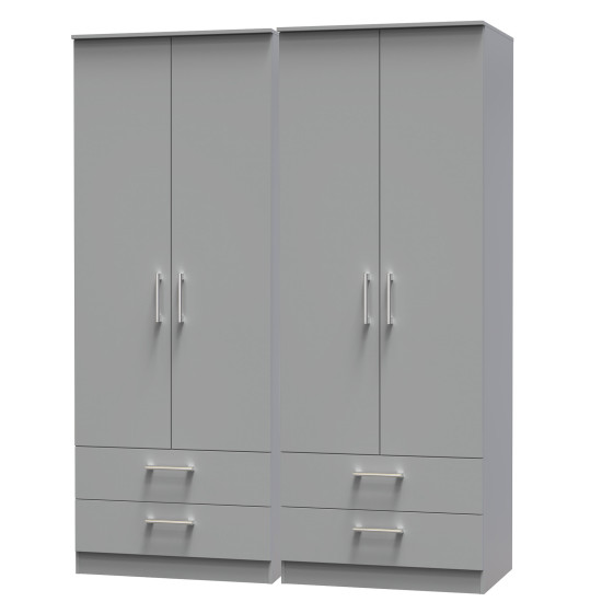 Destiny 4 Door 4 Drawer Wardrobe