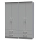 Destiny 4 Door 4 Drawer Wardrobe