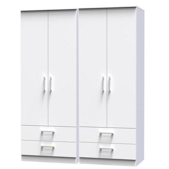 Destiny 4 Door 4 Drawer Wardrobe