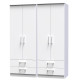 Destiny 4 Door 4 Drawer Wardrobe