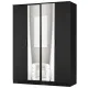Erin Tall 4 Door Mirror Wardrobe