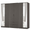 Erin Tall 4 Door 4 Drawer Mirror Wardrobe