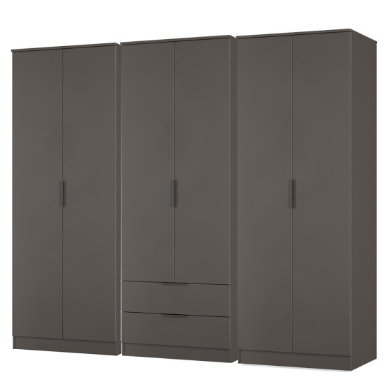 Erin Tall 4 Door 4 Drawer Mirror Wardrobe