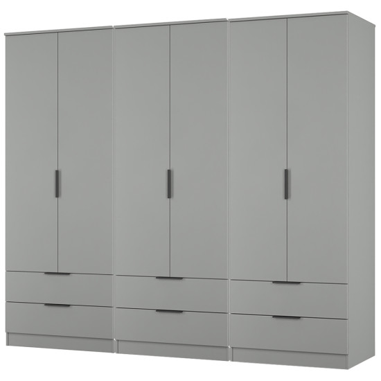 Erin Tall 6 Door 6 Drawer Wardrobe