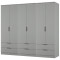 Erin Tall 6 Door 6 Drawer Wardrobe