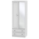 Liberty 2 Drawer Mirrored Wardrobe