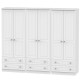 Miami 6 Door 6 Drawer Wardrobe