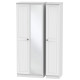 Miami 3 Door Mirrored Wardrobe