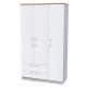 Siena 3 Door 2 Drawer Wardrobe