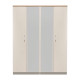 Siena 4 Door Mirrored Wardrobe