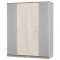 Siena 4 Door Mirrored Wardrobe