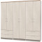 Siena 6 Door 4 Drawer Wardrobe