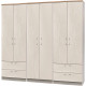 Siena 6 Door 4 Drawer Wardrobe