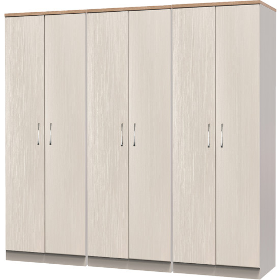 Siena 6 Door Wardrobe