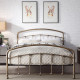 Mostyn Bronze Metal Bedframe