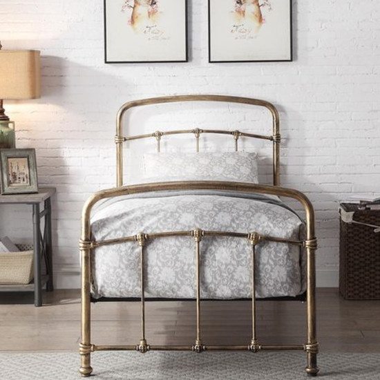 Mostyn Bronze Metal Bedframe