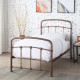 Mostyn Rose Gold Metal Bedframe