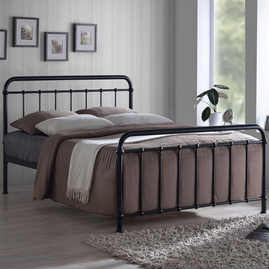 Miami Black Metal Bedframe