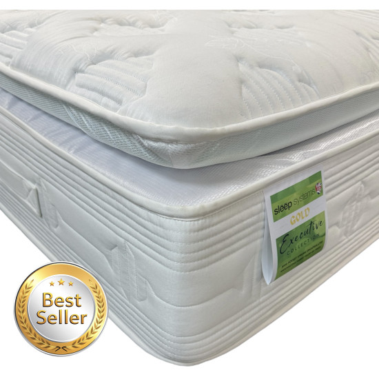 Gold 3000 Pillow-Top Pocket Executive Divan Bed
