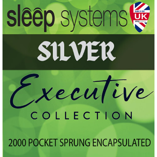Silver 2000 Pocket Executive Divan Bed
