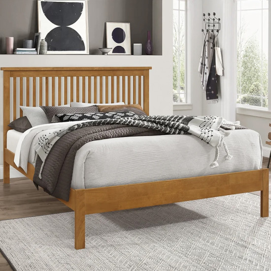 Ascot Oak Wooden Bedframe