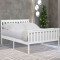 Marnell White Wooden Bedframe