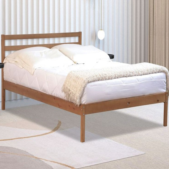Maxwell Oak Wooden Bedframe