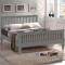Turin Grey Wooden Bedframe