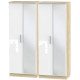 Mono 4 Door Mirrored Wardrobe