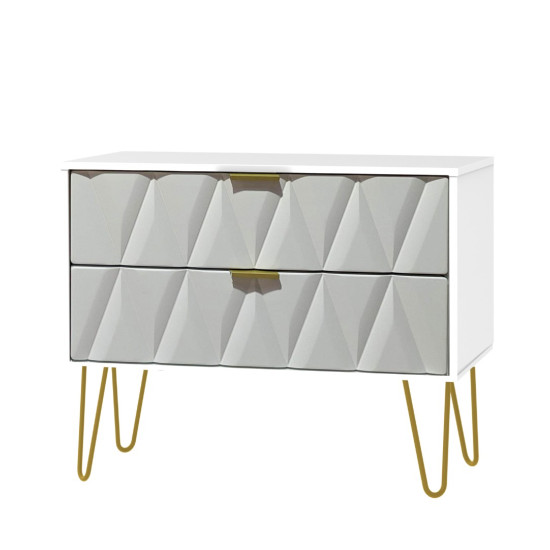 Jewel 2 Drawer Midi Chest