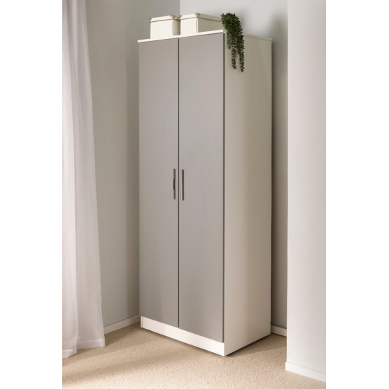 Contrast Tall 4 Door Mirrored Wardrobe