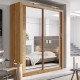 Daytona Grey 180cm Sliding Wardrobe