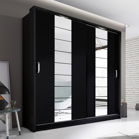 Colorado White 220cm Sliding Wardrobe