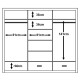 Arizona Grey 250cm Sliding Wardrobe