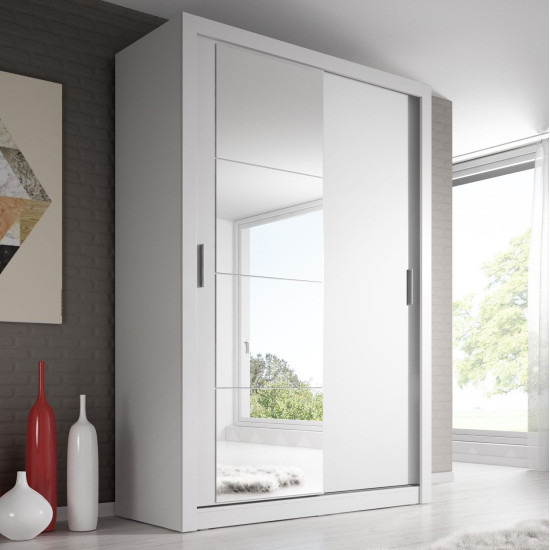 Alaska Grey 150cm Sliding Wardrobe