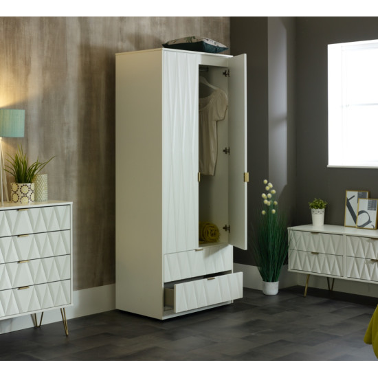 Jewel 2 Door Wardrobe
