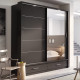 Arizona Grey 200cm Sliding Wardrobe