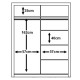 Kansas Grey 120cm Sliding Wardrobe
