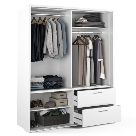 Texas Shetland Oak 180cm Sliding Wardrobe