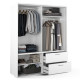 Texas Shetland Oak 180cm Sliding Wardrobe