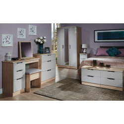 Canterbury 2 Door Mirrored Wardrobe