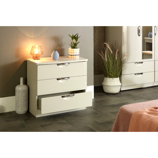 Canterbury Tall 4 Door 2 Drawer Mirrored Wardrobe