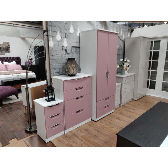 Canterbury Tall 4 Door 4 Drawer Mirror Wardrobe