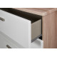 Michigan Tall 2 Drawer Mirror Wardrobe